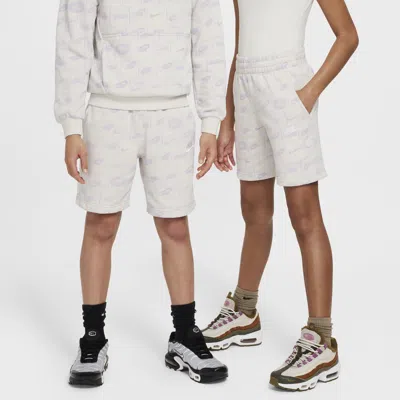 Shop Nike Sportswear Club Big Kids' French Terry Shorts In Brown