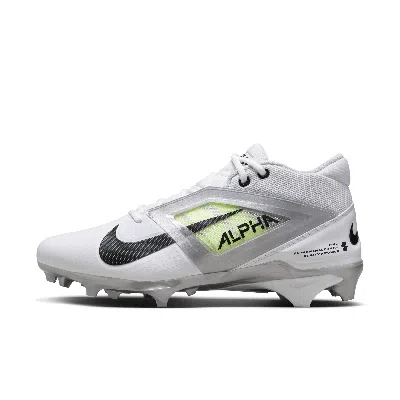 Shop Nike Men's Alpha Menace 4 Pro Football Cleats In White