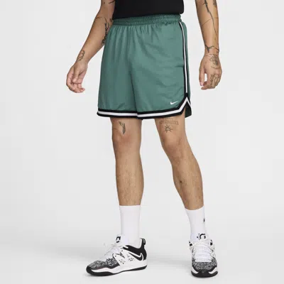 Shop Nike Men's Dna Dri-fit 6" Basketball Shorts In Green