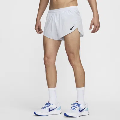 Shop Nike Men's Aeroswift Dri-fit Adv 2" Brief-lined Running Shorts In Grey