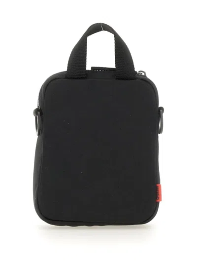 Shop Hugo Boss Shoulder Bag With Logo In Black