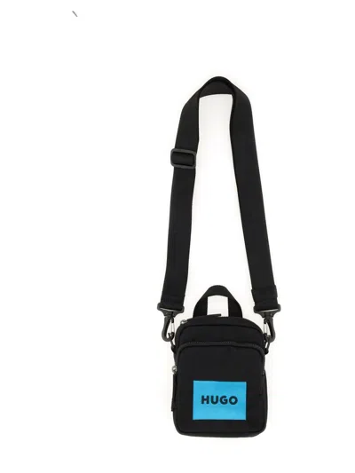 Shop Hugo Boss Shoulder Bag With Logo In Black