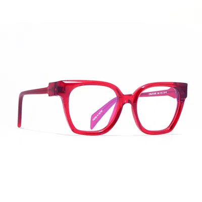 Shop Siens Creature 068 Eyeglasses In 003 Ruby Red