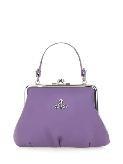 Shop Vivienne Westwood Granny Frame Bag In Purple