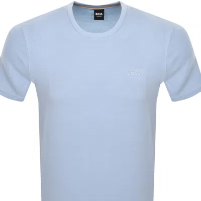 Shop Boss Business Boss Rib T Shirt Blue