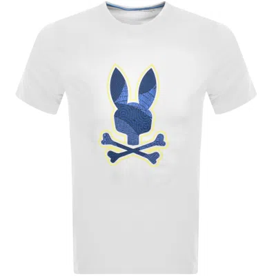 Shop Psycho Bunny Lenox Graphic T Shirt White
