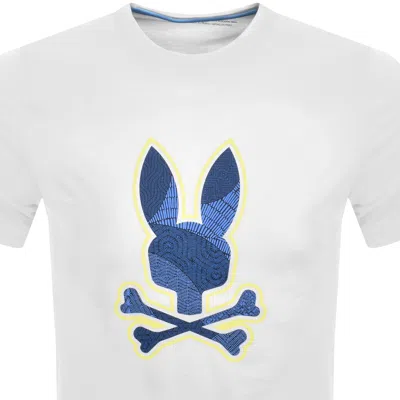 Shop Psycho Bunny Lenox Graphic T Shirt White