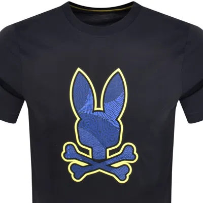 Shop Psycho Bunny Lenox Graphic T Shirt Navy