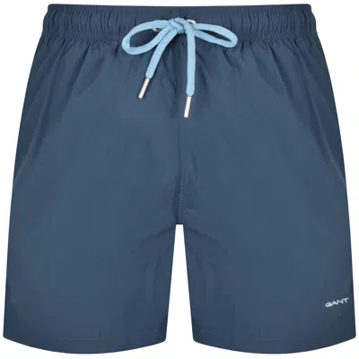 Shop Gant Swim Shorts Blue