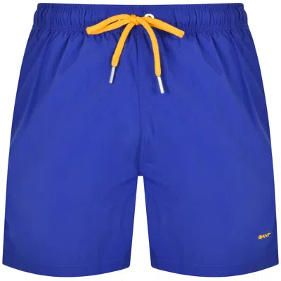 Shop Gant Swim Shorts Blue