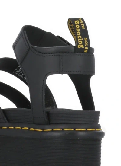 Shop Dr. Martens' Blaire Quad Hydro Sandals In Black