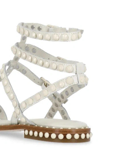 Shop Ash Play Bis Sandals In White