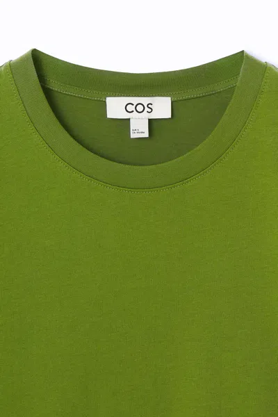 Shop Cos Regular Fit T-shirt In Green