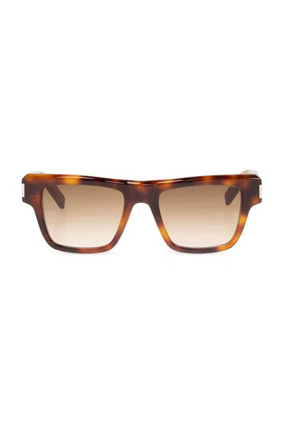 Shop Saint Laurent Eyewear Sl 469 Square Frame Sunglasses In Multi