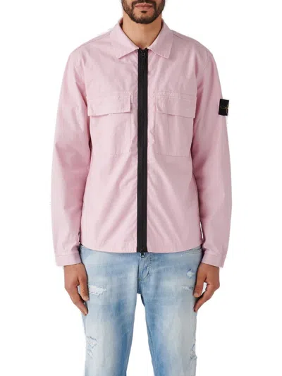 Shop Stone Island Compass In Pink