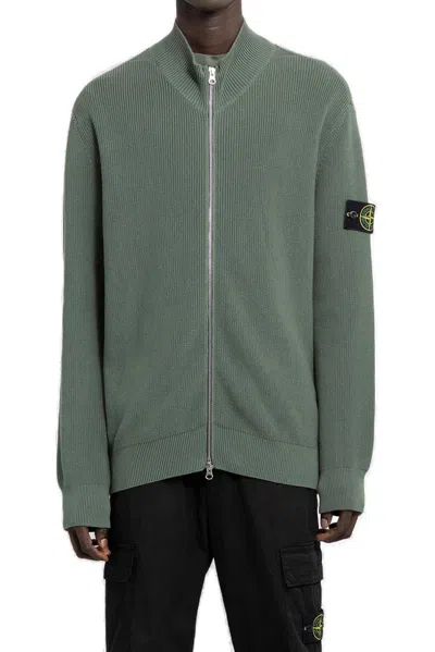 Shop Stone Island Compass In Green