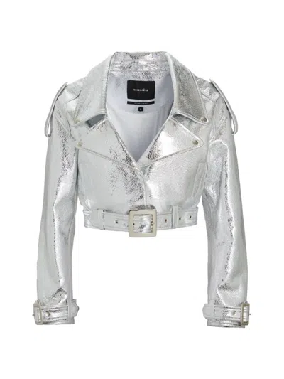 Shop Retroféte Women's Victoria Jacket In Silver