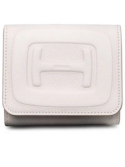Shop Hogan Compact Wallet In White