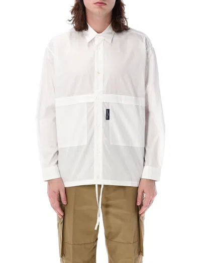 Shop Comme Des Garçons Homme Deux Comme Des Garçons Homme Buttoned Panelled Shirt In White