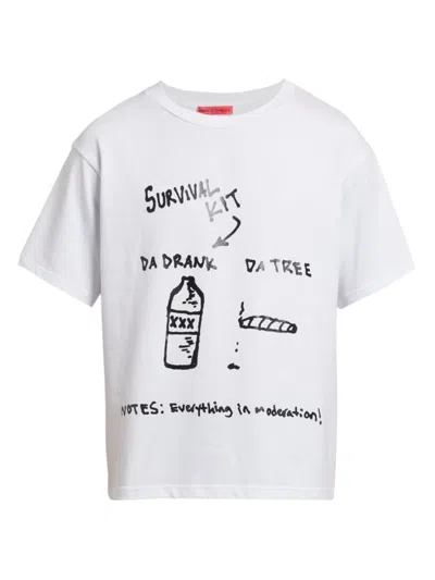 Shop Members Of The Rage Men's Survival Kit 1 T-shirt In Off White