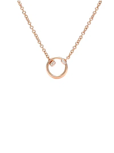 Shop Pomellato Women's Together 18k Rose Gold & 0.1 Tcw Diamond Pendant Necklace