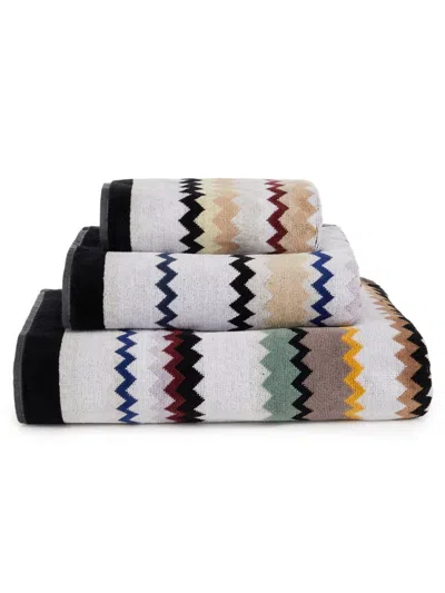 Shop Missoni Curt Towel Collection In Nero Multicolor