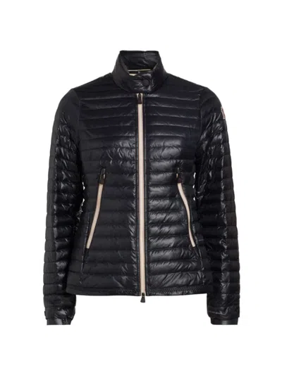 Shop Moncler Women's Pontaix Quilted Jacket In Black