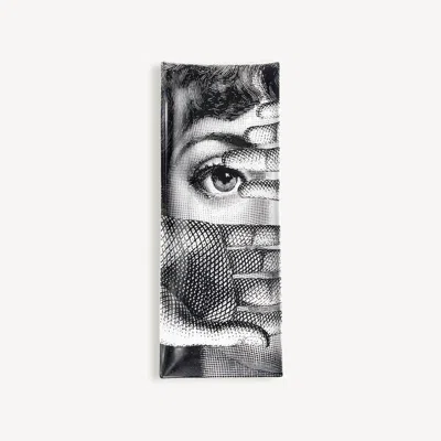 Shop Fornasetti Tray Tema E Variazioni N.154 In White/black