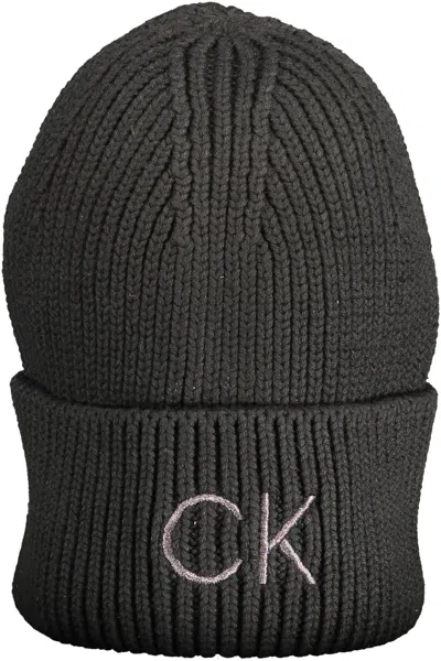 Shop Calvin Klein Black Cotton Hat