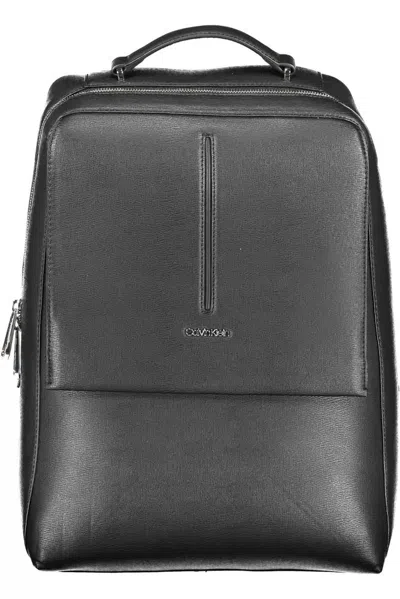 Shop Calvin Klein Black Polyester Backpack