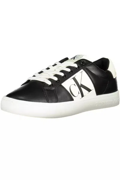 Shop Calvin Klein Black Polyester Sneaker