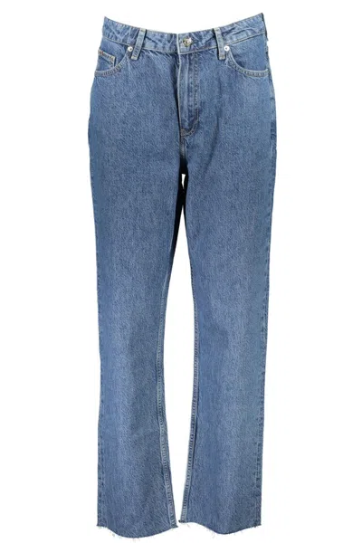 Shop Tommy Hilfiger Blue Cotton Jeans & Pant