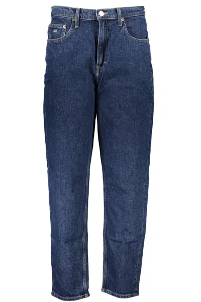 Shop Tommy Hilfiger Blue Cotton Jeans & Pant