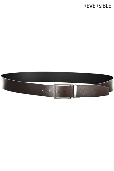 Shop Calvin Klein Brown Leather Belt