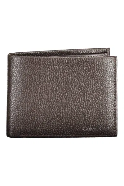 Shop Calvin Klein Brown Leather Wallet
