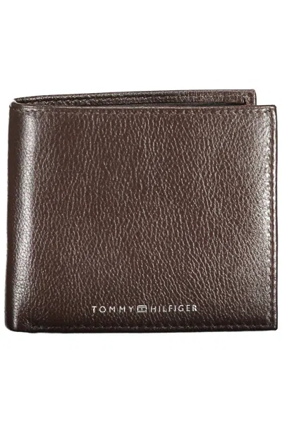 Shop Tommy Hilfiger Brown Leather Wallet