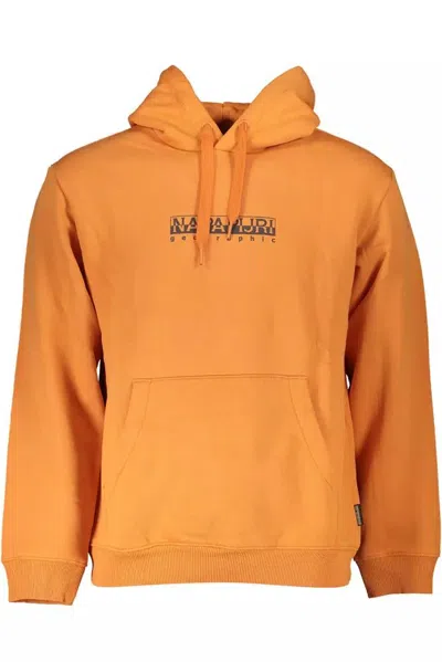 Shop Napapijri Orange Cotton Sweater