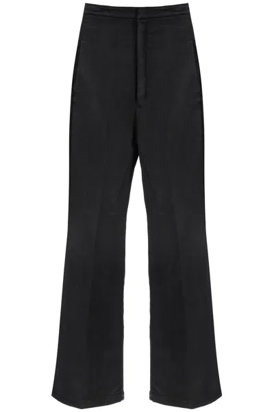 Shop Rick Owens High-waisted Bootcut Jeans With A In Black