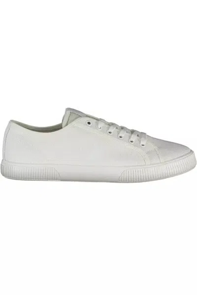 Shop Calvin Klein White Cotton Sneaker