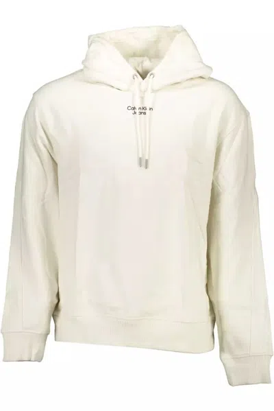Shop Calvin Klein White Cotton Sweater