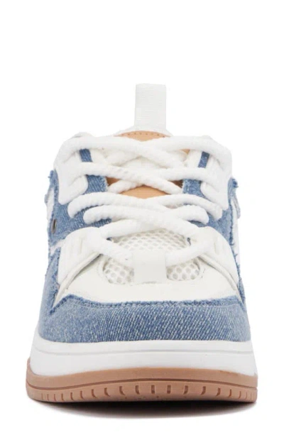 Shop Olivia Miller Famous Low Top Sneaker In Blue