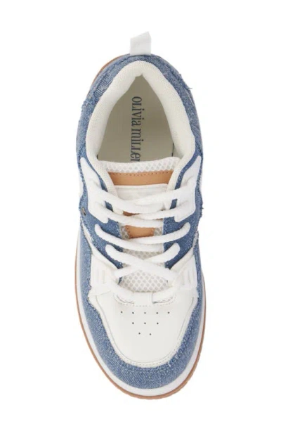 Shop Olivia Miller Famous Low Top Sneaker In Blue