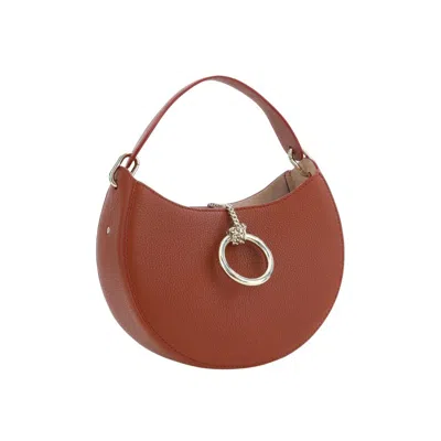 Shop Chloé Arlene Handbag In Brown