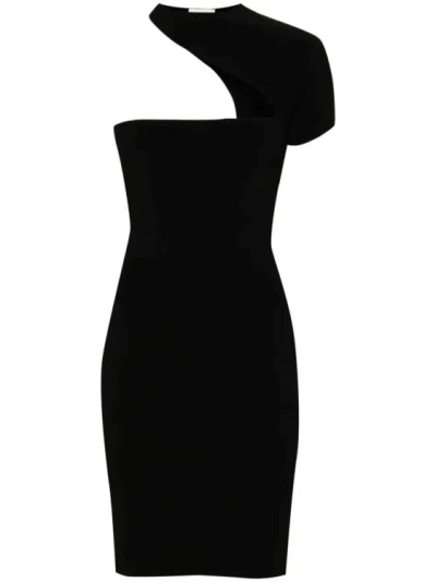 Shop Isabel Marant Orka Asymmetric Minidress In Black