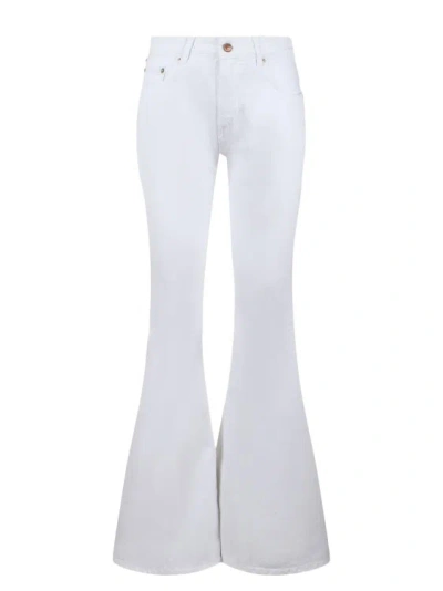 Shop Haikure Farrah Napoli Flared Jeans In White