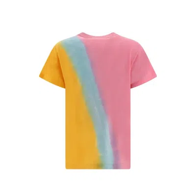 Shop Chloé Cotton Logo T-shirt In Multicolor