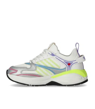 Shop Dsquared2 Dash White Multicolor Sneaker