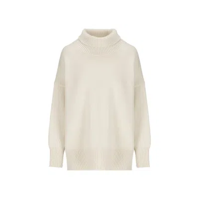 Chloé + Net Sustain Recycled-cashmere Turtleneck Sweater In White