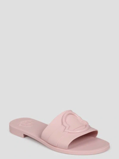 Shop Moncler Mon Slide Sandal In Pink