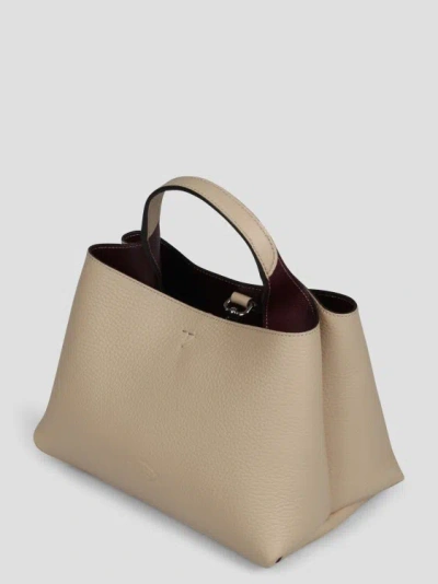 Shop Tod's Leather Micro Bag In Brown